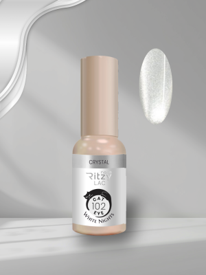 WHITE Cat eye 102 CRYSTAL WHITE NIGHTS
