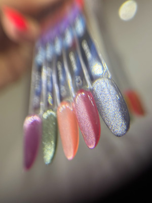 Set of 5 GEMSTONE Cat Eye 41-45