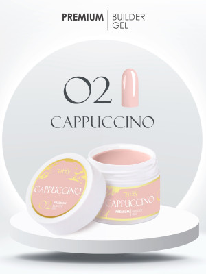 PREMIUM builder gel CAPPUCCINO 02 15ml (tpo free)