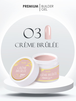 PREMIUM builder gel CREME BRULEE 03 15ml (tpo free)