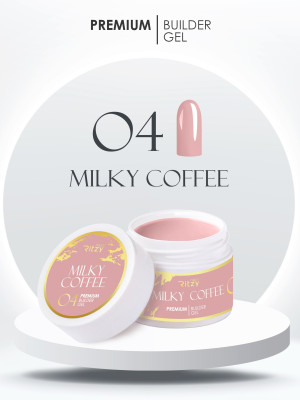 PREMIUM builder gel MILKY COFFEE 04 45ml (tpo free)