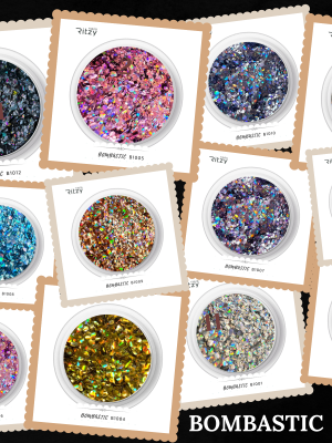 BOMBASTIC set of 12 glitters