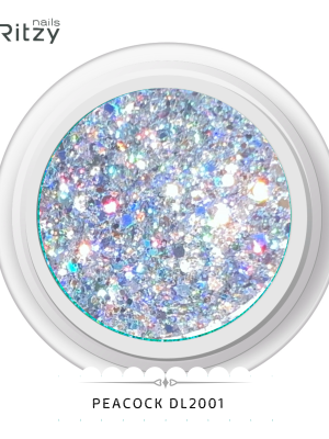 PEACOCK glitter DL2001