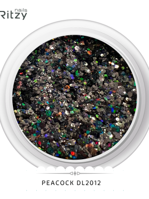 PEACOCK glitter DL2012