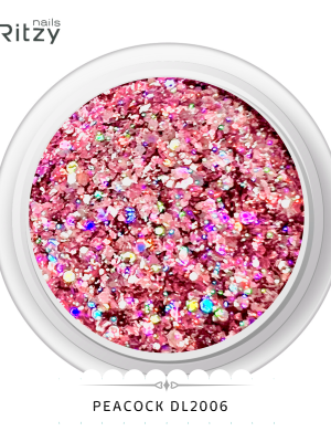 PEACOCK glitter DL2006