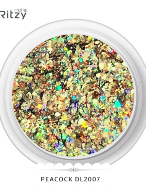 PEACOCK glitter DL2007