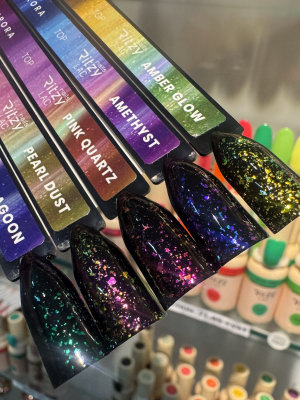  Set of 6 AURORA Top gels NEW