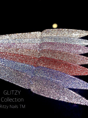 GLITZY Collection of 7 colours  (G1-G7)