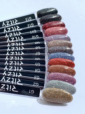 GLITZY Collection of 13 colours  (G1-G13)