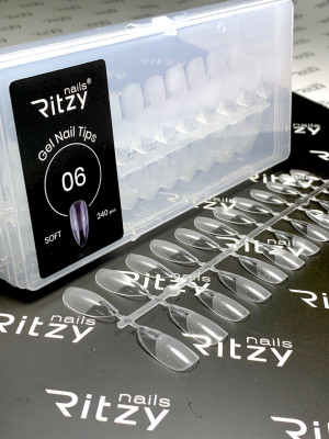 Soft Gel Nail Tips ALMOND 06 (240pcs)
