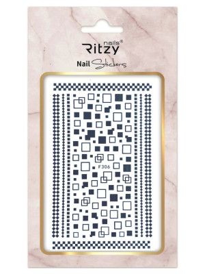 Nail ARt Sticker 306 black 