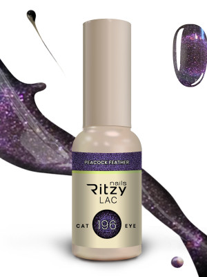 Ritzy Lac Cat Eye 9D PEACOCK FEATHER 196 (tpo free)
