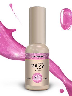 Ritzy Lac CRYSTAL Cat Eye PINK PANTHER  200 (tpo free)
