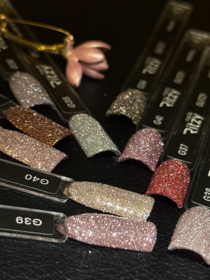 NEW RITZY GLITZY collection of 10 colours (G32-G41) TPO FREE