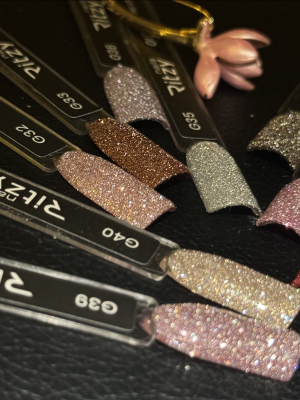 NEW RITZY GLITZY collection of 10 colours (G32-G41) TPO FREE