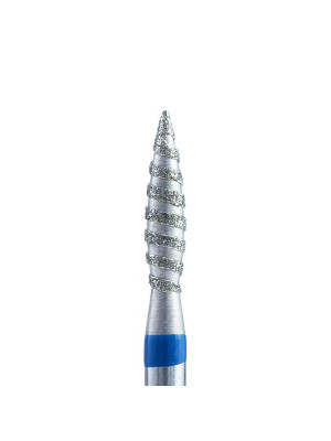 Diamond Cuticle Bit TORNADO Flame BLUE 2.1mm 