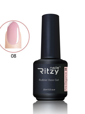  Rubber base PINK ELEGANCE 08 15ml (TPO FREE)
