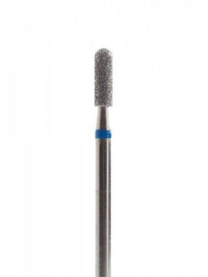 Diamond cuticle bit CYLINDER (smooth top)  3.3 mm BLUE