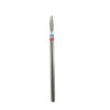NEW Diamond Cuticle Bit BLUE-RED FLAME smooth top  2.1mm