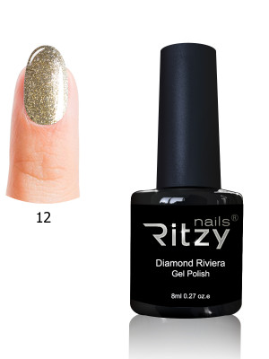 DIAMOND RIVIERA Gel Polish Tiffany Gold 12(tpo free)