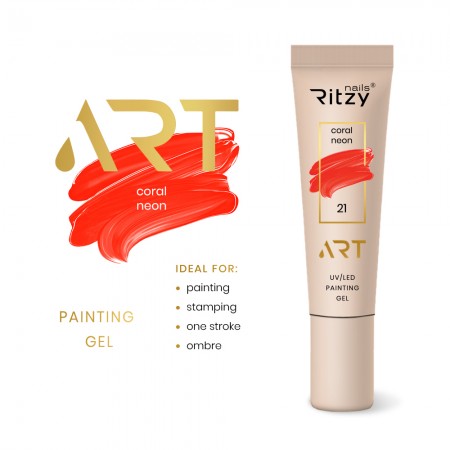 ART gel 21 CORAL NEON