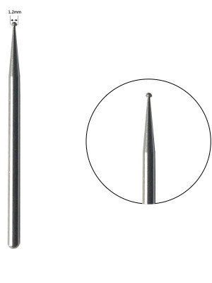 SPHERE Cuticle drill bit ball Blue 1.2 mm
