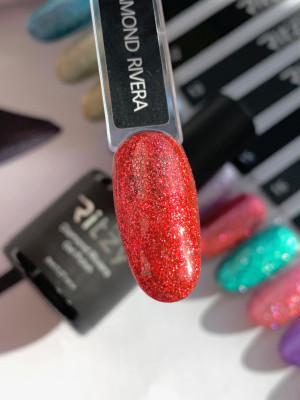 DIAMOND RIVIERA Gel Polish Red 16(tpo free)