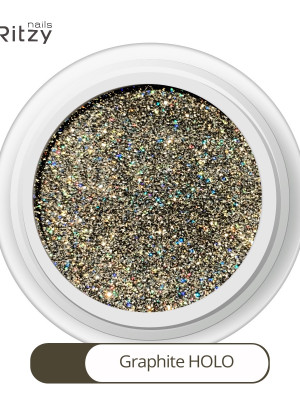 GRAPHITE HOLO superfine glitter 