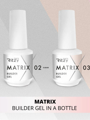 MATRIX builder gel in a bottle KIT (a set of 4 builder gels)