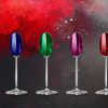 BOHEMIAN Glass SET OF 8