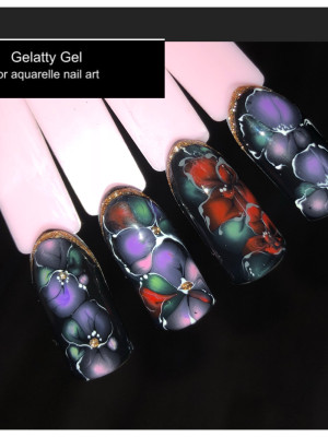 GELATTY Aquarelle Gel Set (7 colours and Base) 