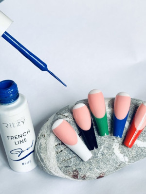FRENCH LINE gel BLUE ( with a thin brush) 
