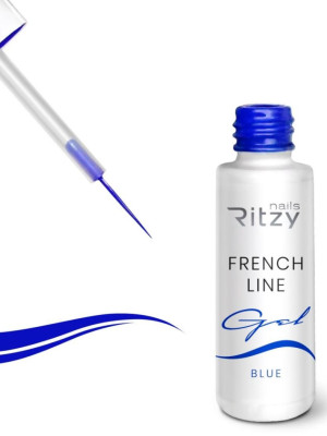 FRENCH LINE gel BLUE ( with a thin brush) 