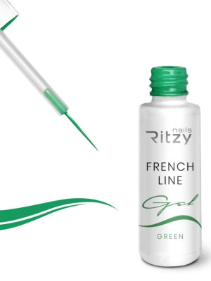 FRENCH LINE gel GREEN ( with a thin brush) 