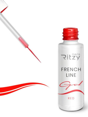 FRENCH LINE gel RED ( with a thin brush) 