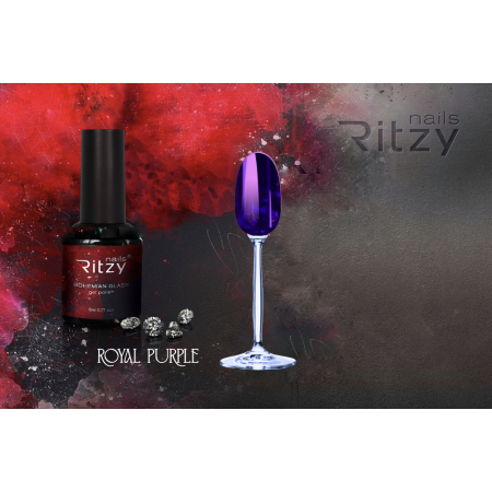 BOHEMIAN Glass gel polish ROYAL PURPLE