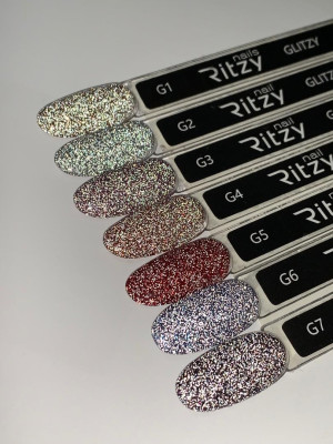 GLITZY Collection of 7 colours  (G1-G7)