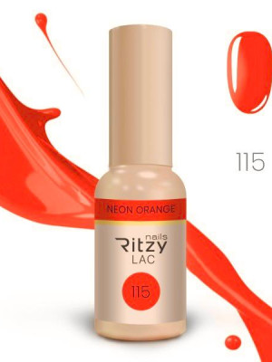 Ritzy Lac NEON ORANGE 115 (tpo free)