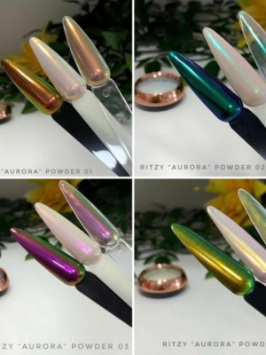 Set of 4 AURORA (unicorn) pigments 