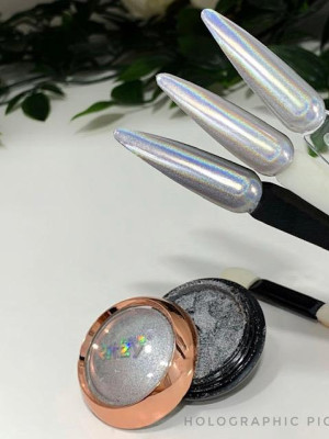 HOLO SILVER pigment (for any colour) 