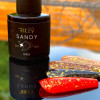 SANDY ORO Top Coat Gel  (glossy with golden foil flakes)