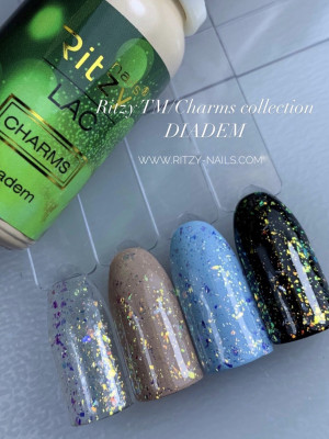 Ritzy Nails CHARMS Art Gel Polish DIADEM