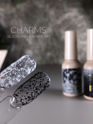 CHARMS Art Gel Polish Black ONYX