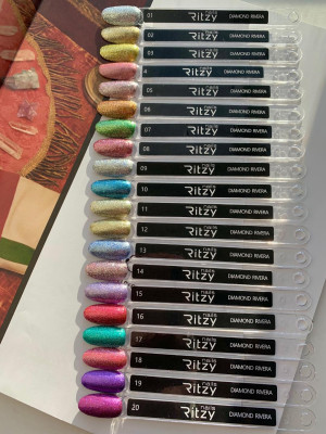 DIAMOND RIVIERA Gel Polish Red 16(tpo free)