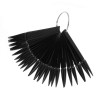 Display Tips STILETTO BLACK with a ring 50 pcs