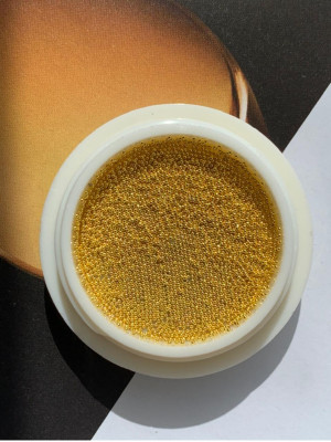 Ritzy Nails Nail Art Golden Beads