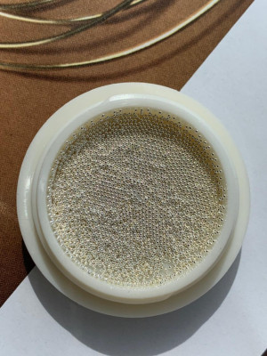 Ritzy Nails Nail Art Silver Beads