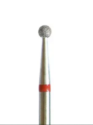 Cuticle drill Bit ball SPHERE Red 3.5mm  