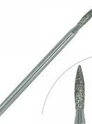 Diamond Cuticle Bit FLAME Blue 2.3mm