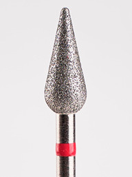 Diamond Cuticle Bit CONE Red 5mm  